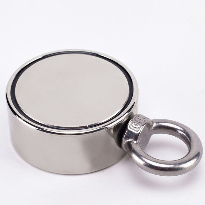 Double Side Fishing Magnet High Intensity Magnetic Fishing Magnet High Intensity Magnetic Stone Round Magnet - globaltradeleader