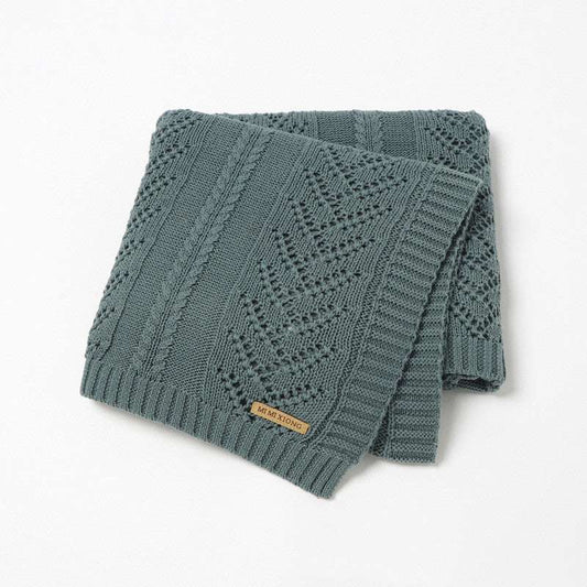 Infant Solid Color Hollow Cotton Quilt Cover Blanket