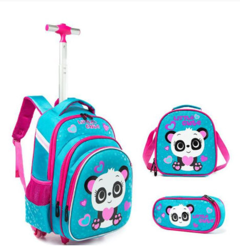 Three-piece Trolley Bag For Primary School Students