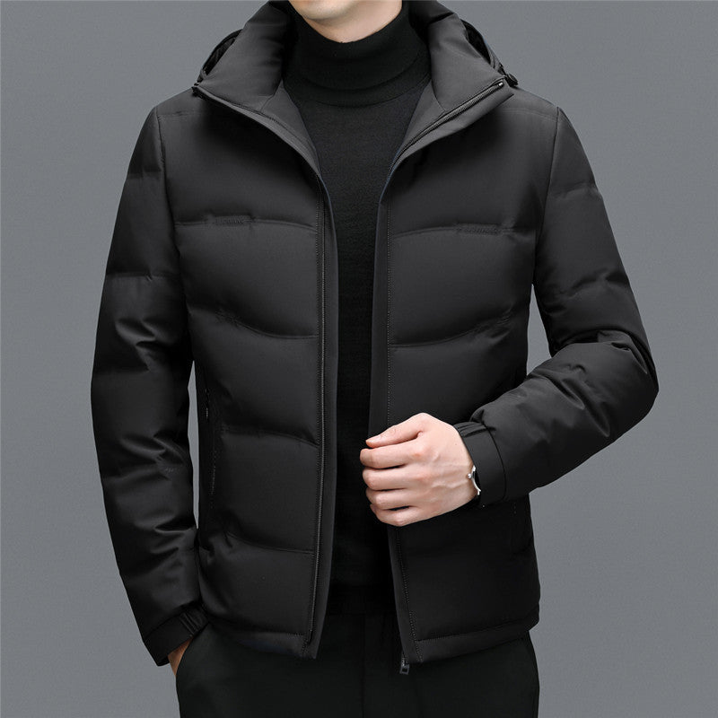 Men's Thick Down Jacket Detachable - globaltradeleader