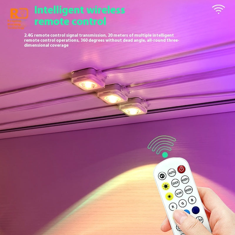 Outdoor Eaves Light Intelligent Graffiti Control Courtyard Decoration String - globaltradeleader