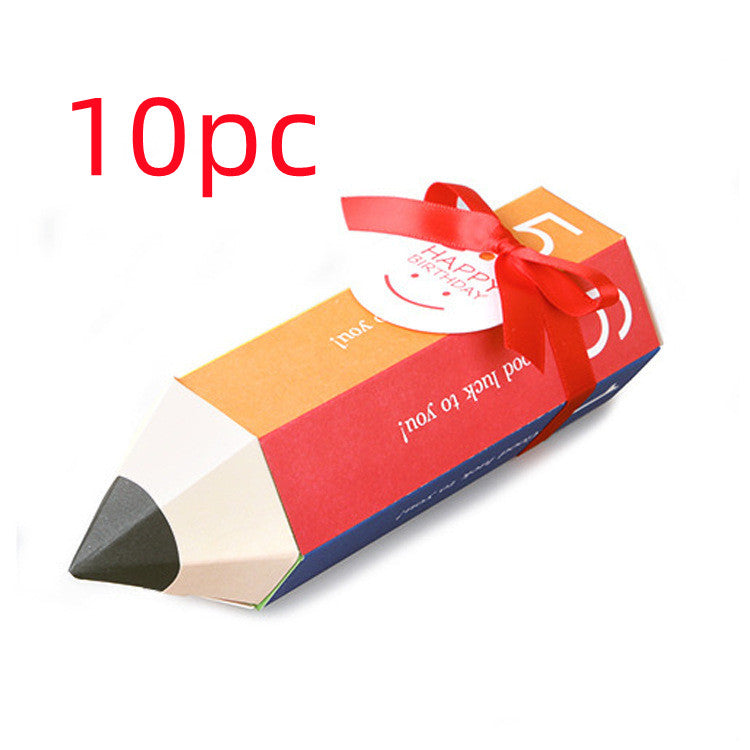 Creative Cartoon Pencil Candy Gift Box