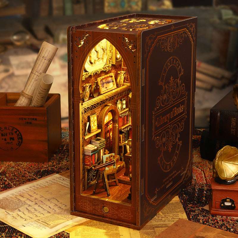 Creative Assembly 3D Three-dimensional Model Library Book Stand - globaltradeleader