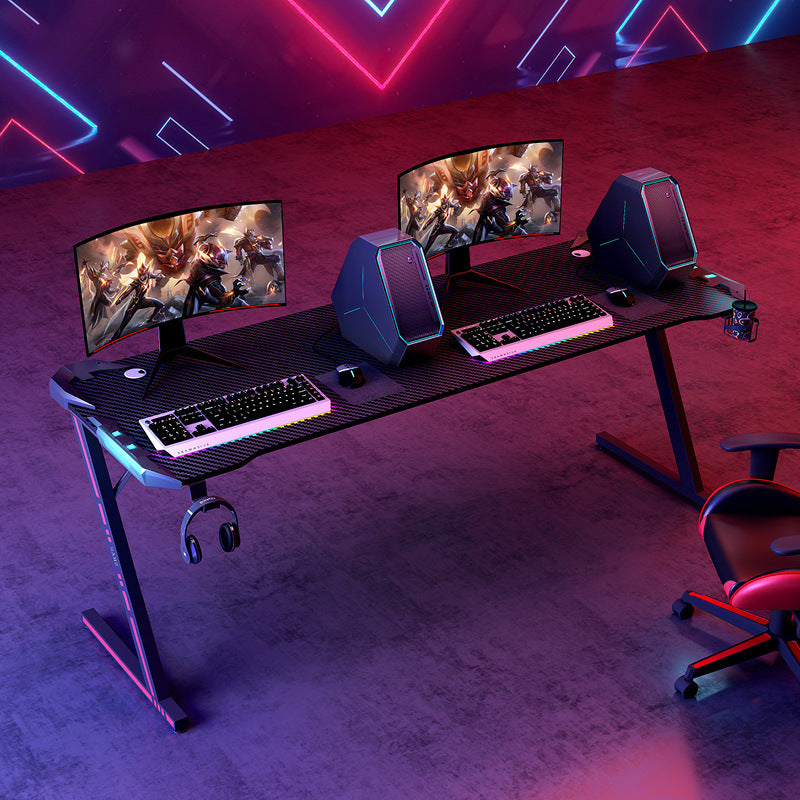 E-sports Table Household Table With Lamp - globaltradeleader