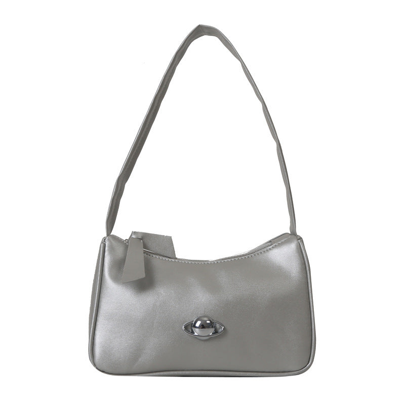 Simple Temperament Pure Color Gentle Shoulder Bag - globaltradeleader