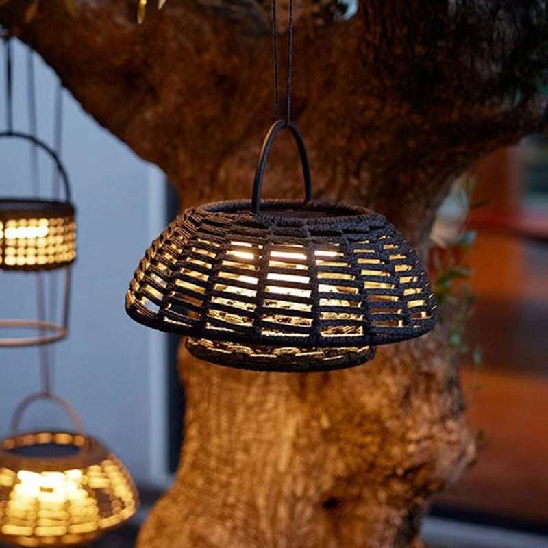 Outdoor Chandelier Garden Lamp Hanging Exposed Table Lamp Pavilion Chandelier - globaltradeleader