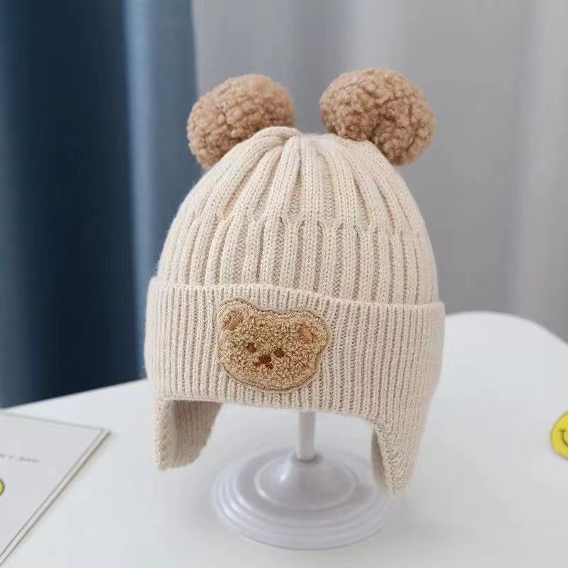 Children's Hat Autumn And Winter Girls Sleeve Cap Korean Style