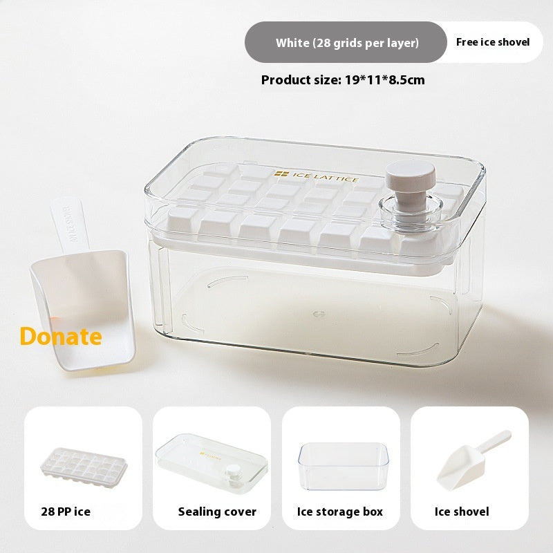 One-click Demoulding Tray Double Layer Pressing Ice Maker - globaltradeleader