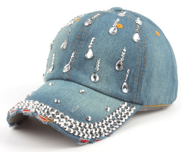 Raindrops With Diamonds And Diamonds Fashion Outdoor Cap Baseball Cap - globaltradeleader