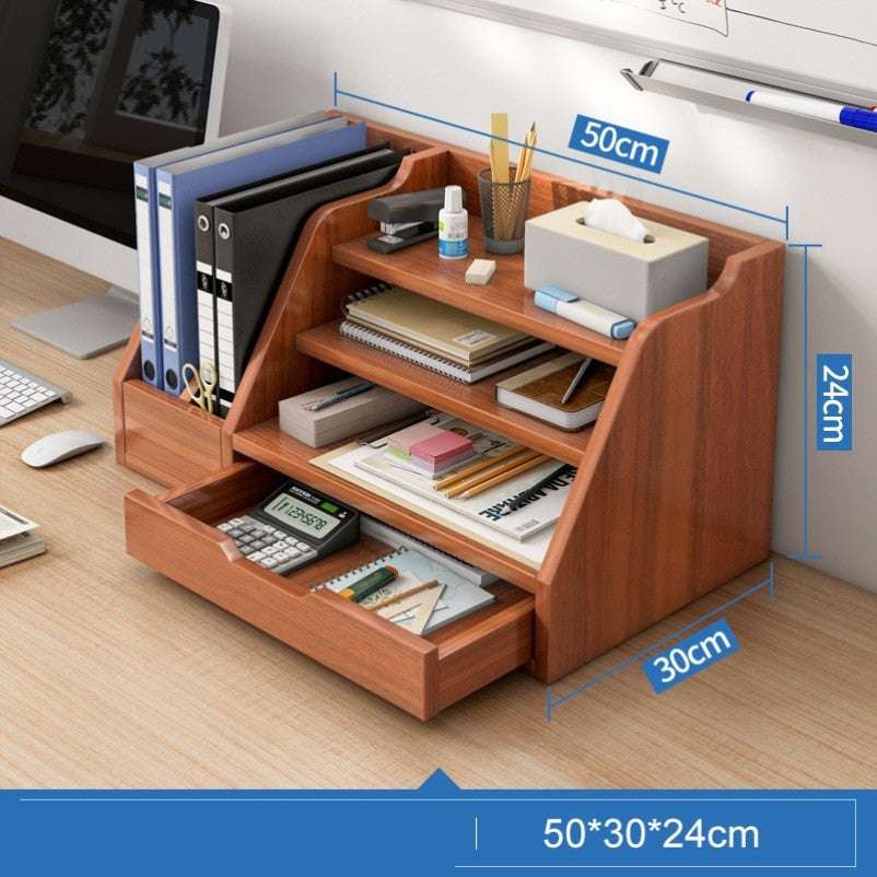 Bookshelf Desktop Office Folder Storage Rack - globaltradeleader