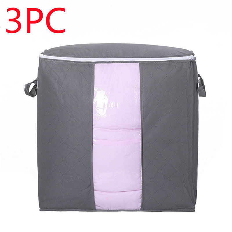 Storage Bag  Quilt Storage Bag Moving Packing Bag Clothes Sorting Bag  Clothing Duffel Bag