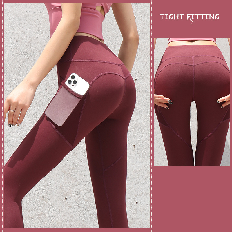 Gym Sport Seamless Leggings With Pockets Push Up High Waist Pants Women Fitness Running Yoga Pants Gym Sport Seamless Leggings - globaltradeleader