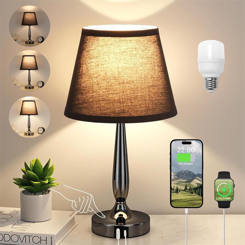 Decorative Table Lamp Touch Dimming Bedside Small Night Lamp - globaltradeleader