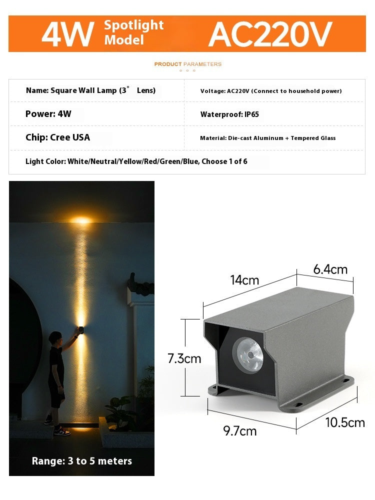 Wall Lamp Outdoor Waterproof Facade Lighting Double Head - globaltradeleader