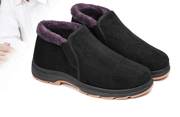 Cotton-padded Shoes Men Winter Velvet And Thick Male Warm - globaltradeleader