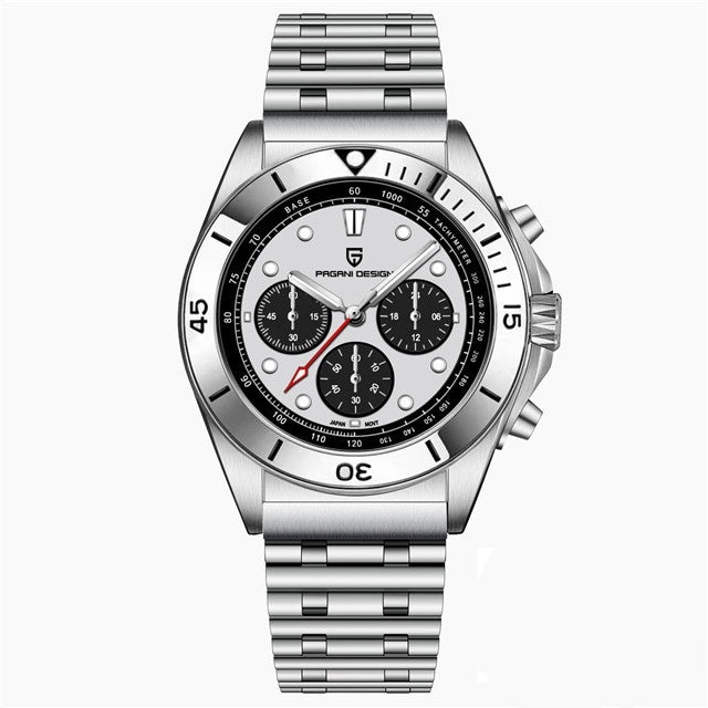 Men's Quartz Chronograph Watch Stainless Steel - globaltradeleader