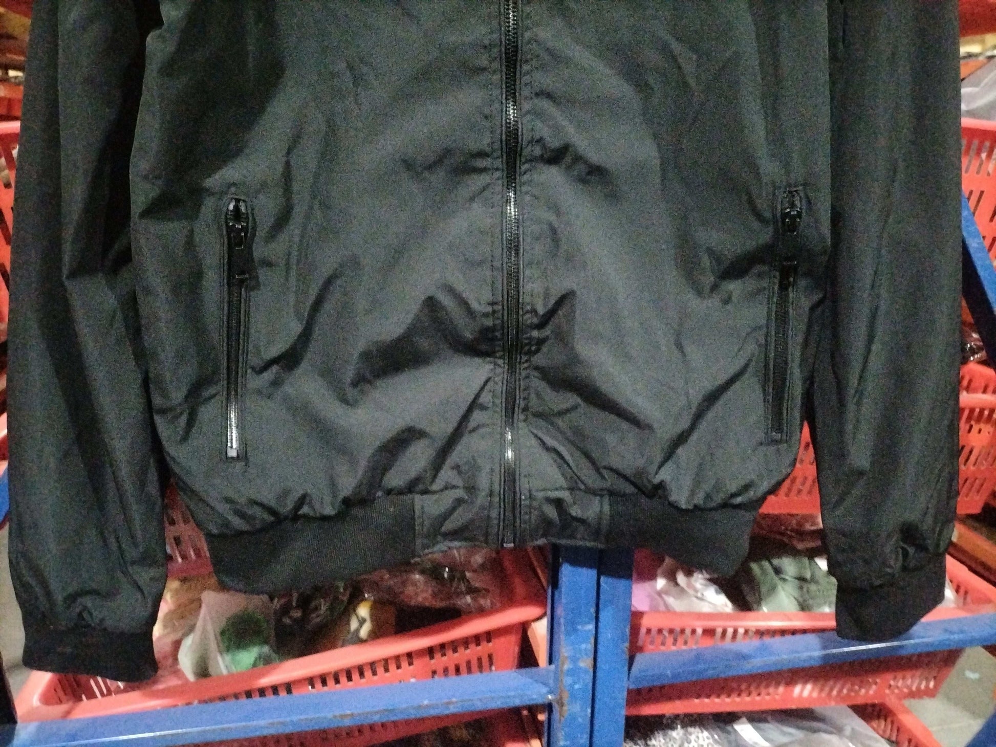 Men's Zip-up Jacket With Pockets Casual Solid Stand Collar Long Sleeve Top Outwear Clothing - globaltradeleader