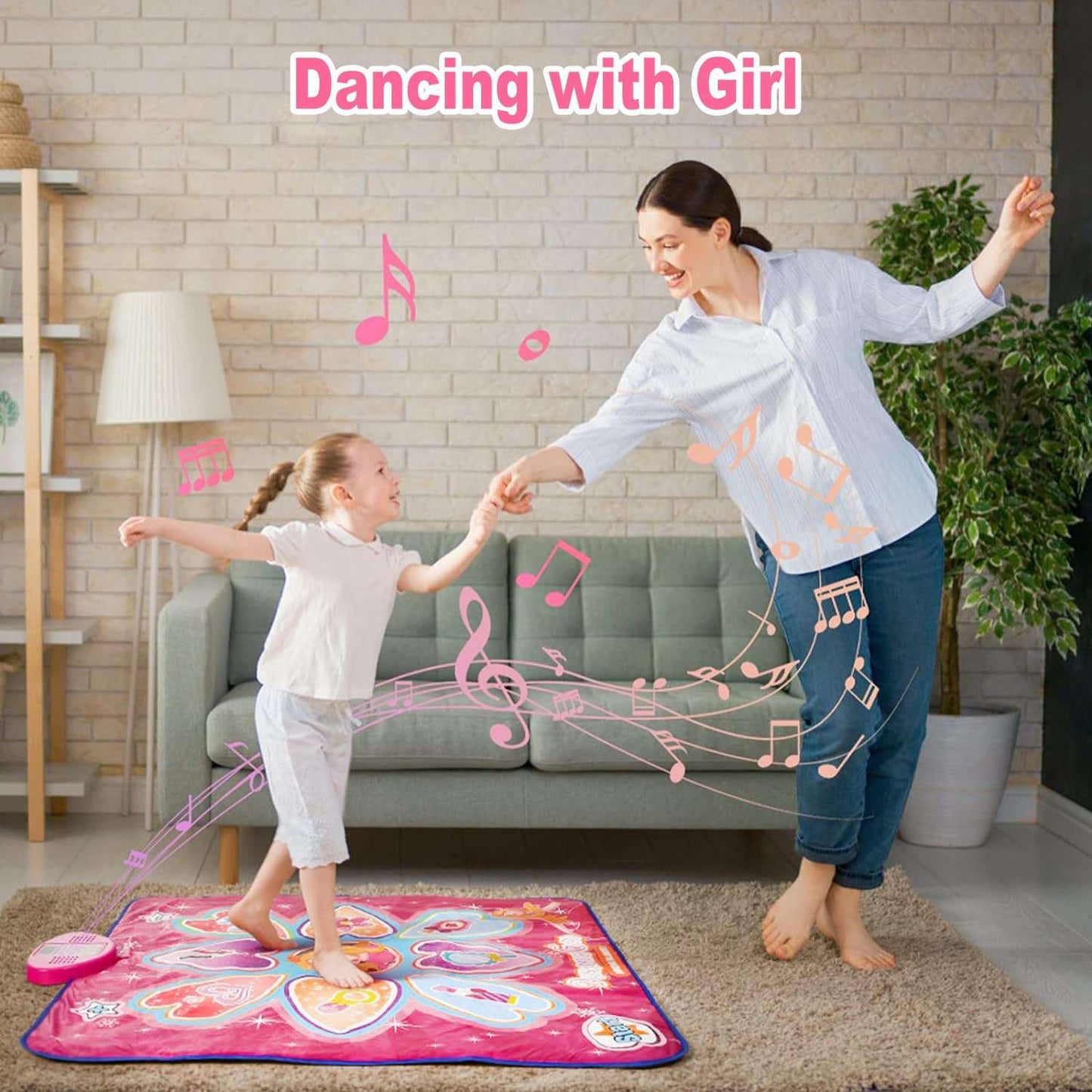 Cross-border Children's Electronic Dancing Mat Wireless Princess Dance Mat Pedal Game Mat Music Blanket Girl Boy Toy