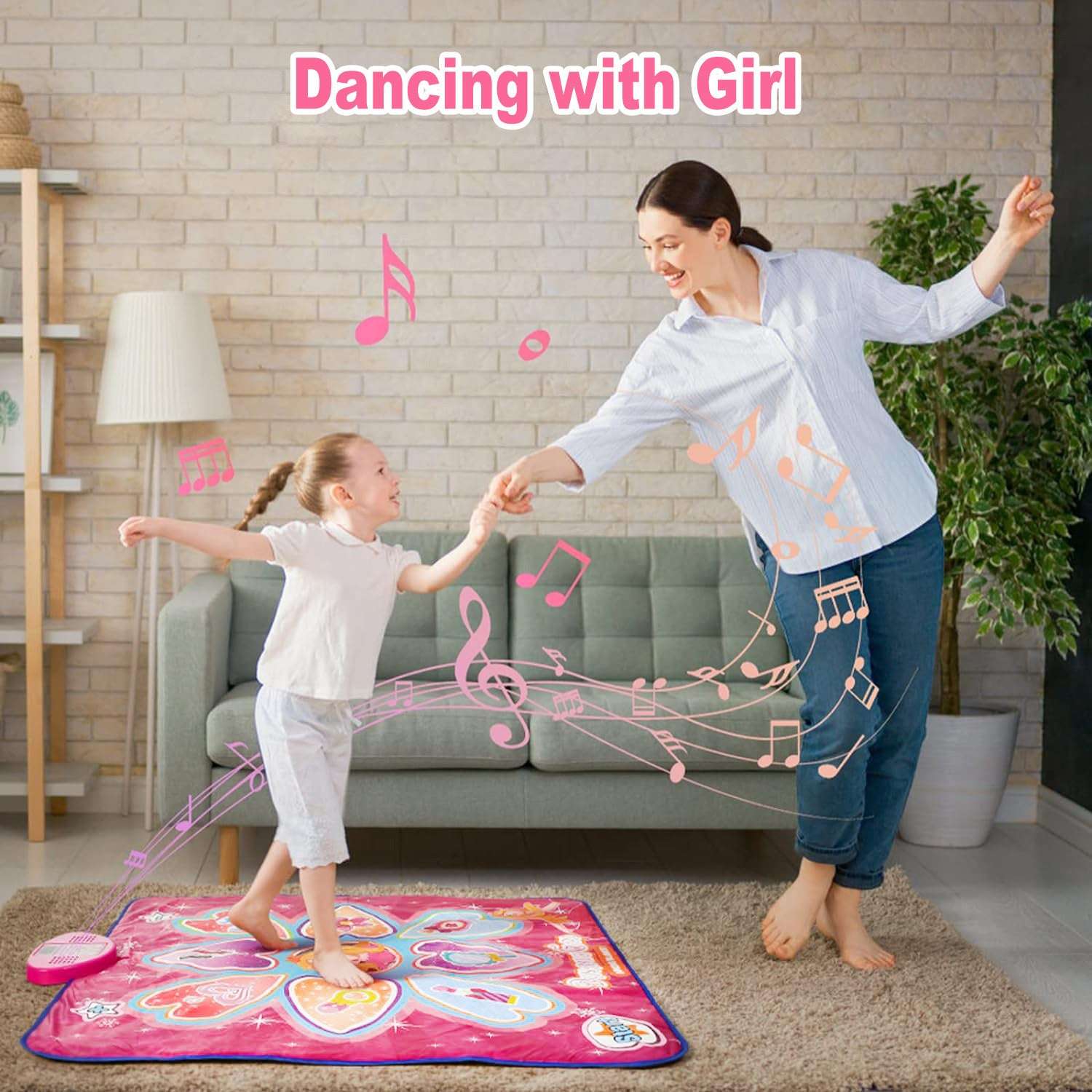 Cross-border Children's Electronic Dancing Mat Wireless Princess Dance Mat Pedal Game Mat Music Blanket Girl Boy Toy
