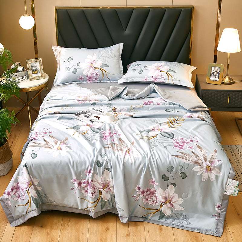 Class A 60s Tencel Summer Air Conditioning Quilt Four-piece Gift