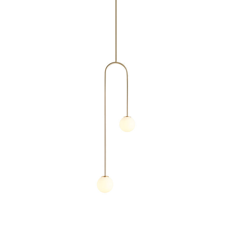 Minimalist Creative Glass Ball Candle Chandelier - globaltradeleader