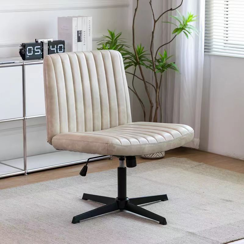 Computer Chair Long Sitting Comfortable Faux Leather Household Minimalist Lifting - globaltradeleader