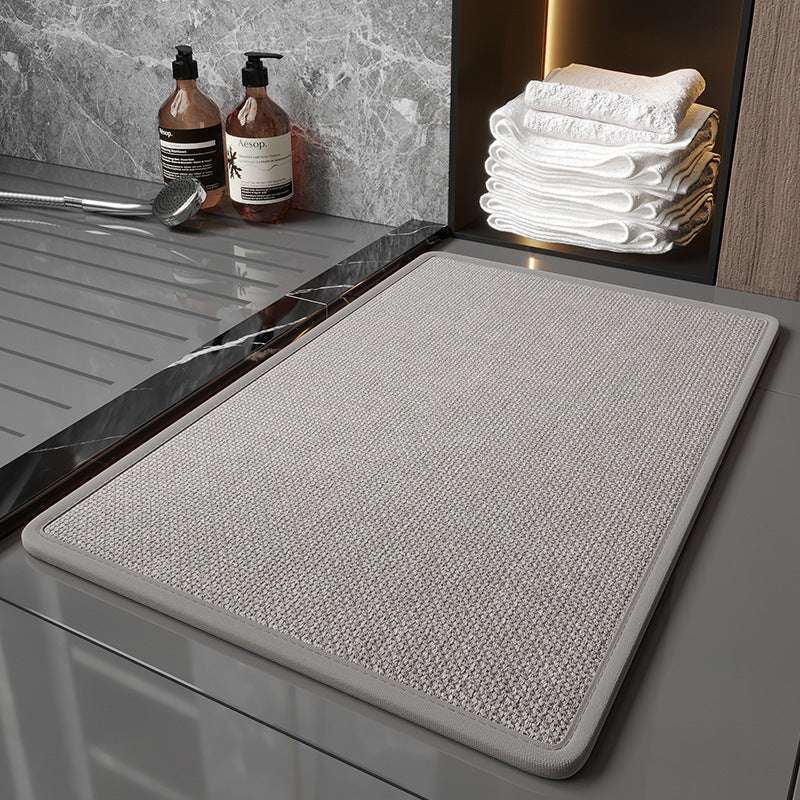 Home Fashion Linen Bathroom Mats Non-slip - globaltradeleader