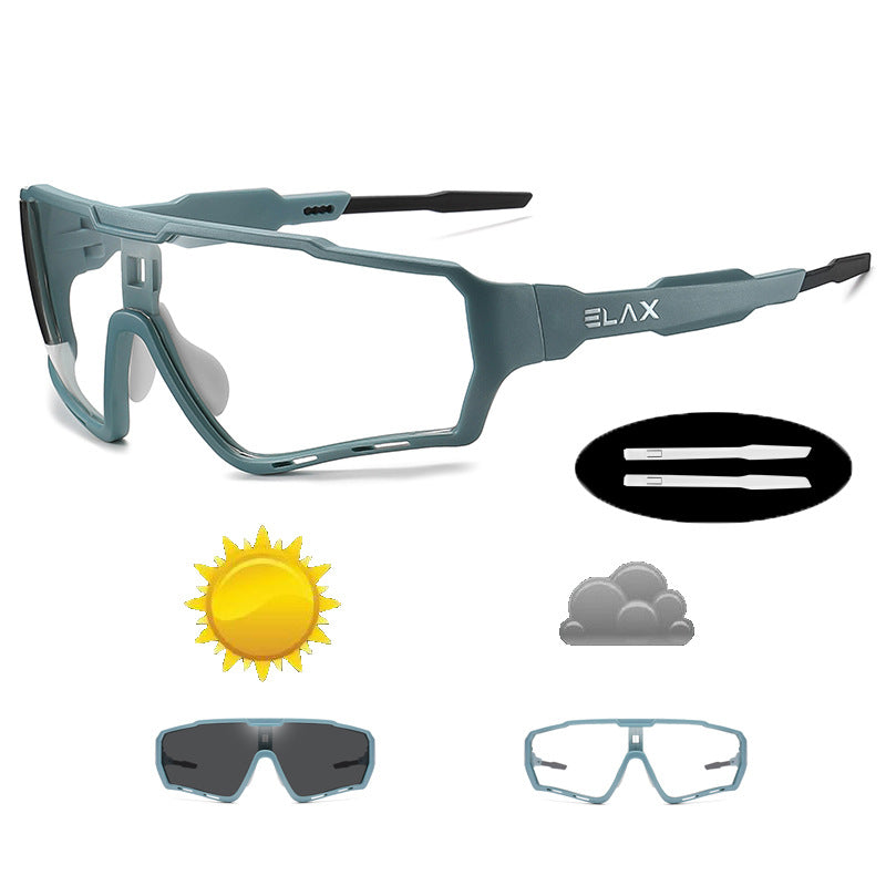 Cycling Color Changing Windproof Outdoor Sports Glasses