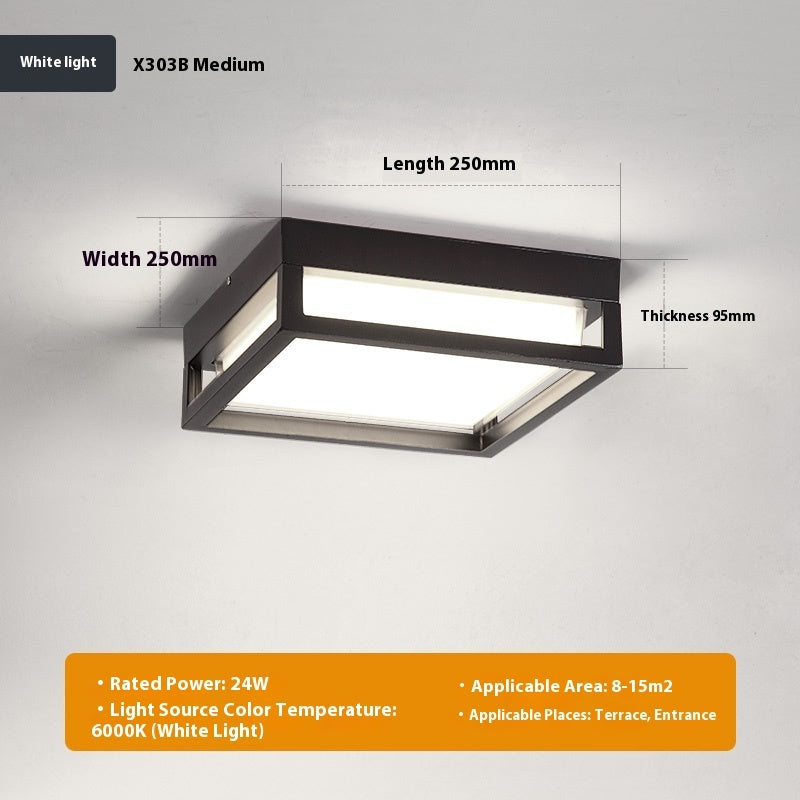 Corridor Insect-proof Ultra-thin Outdoor Ceiling Lamp - globaltradeleader