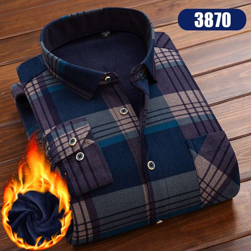 Men's Thermal Underwear Long Sleeve Fat Plus Size Shirt