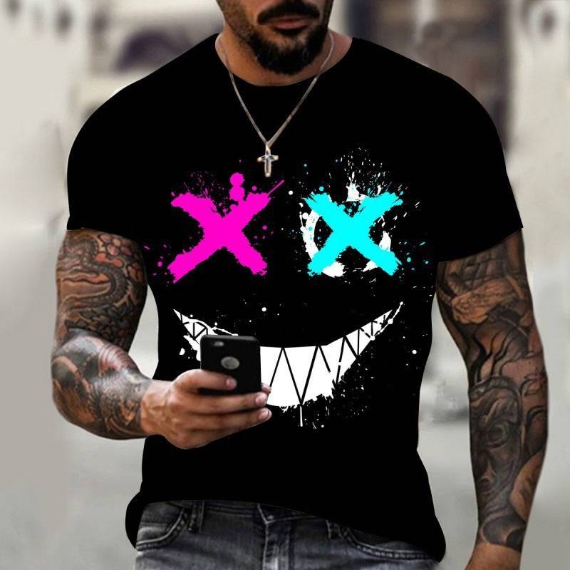 Fashion 3D Printed Full Body Pattern T-shirt - globaltradeleader