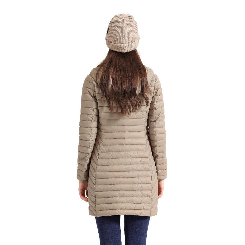 Women's Lightweight Mid-length Slim-fit Cotton-padded Jacket - globaltradeleader