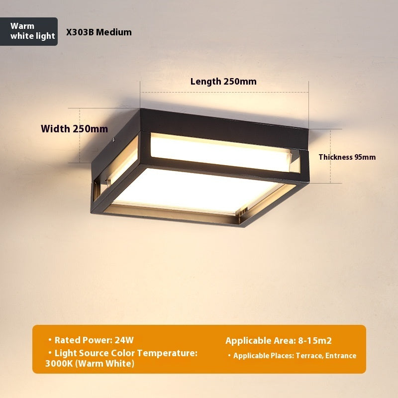 Corridor Insect-proof Ultra-thin Outdoor Ceiling Lamp - globaltradeleader