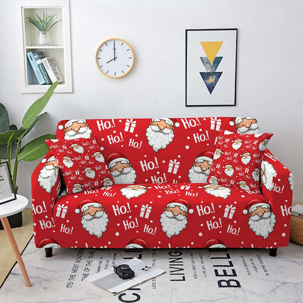 Christmas Print Sofa Cover All Inclusive
