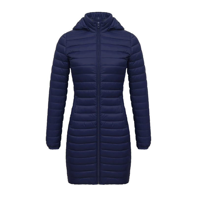 Women's Lightweight Mid-length Slim-fit Cotton-padded Jacket - globaltradeleader