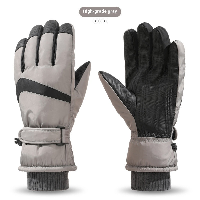 Skiing Gloves Winter Touch Screen Motorcycle Fleece-lined Warm - globaltradeleader