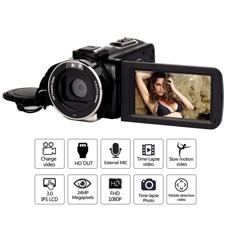 English Product 27K HD 48 Million Pixel Digital Video Camera Home Travel Camera DV06S - globaltradeleader