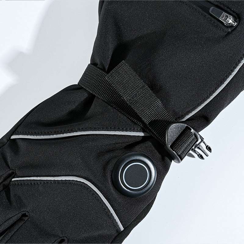 Temperature Regulating Electric Heating Gloves For Outdoor Riding