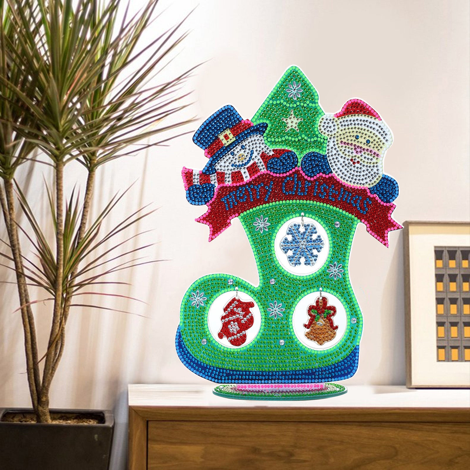 Diamond Painting Christmas Tree Pendant