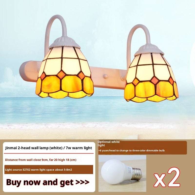 Country Style And Simple Bathroom Double-head Lamp - globaltradeleader