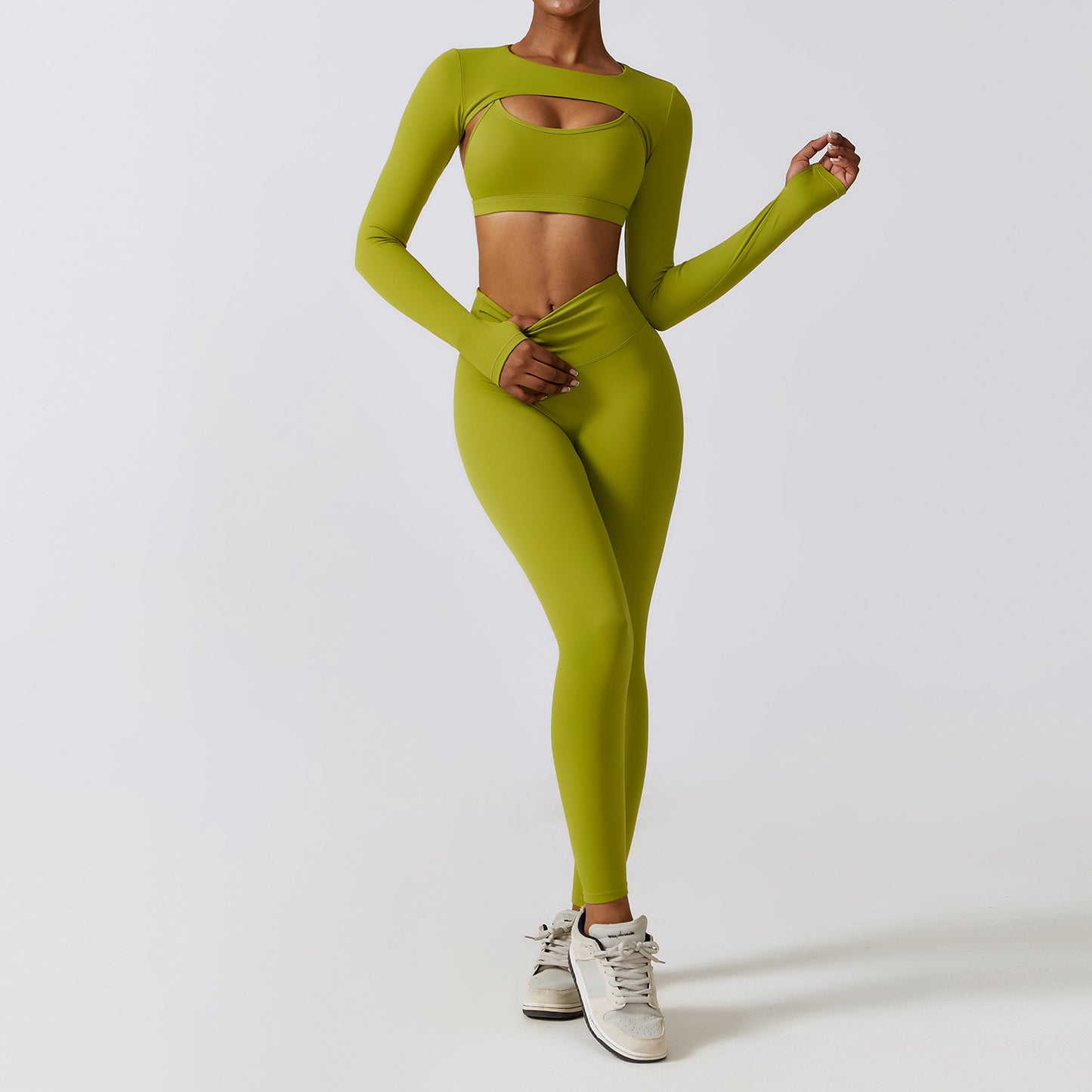 Skinny Yoga Clothes Nude Feel Quick-drying Sports Suit - globaltradeleader