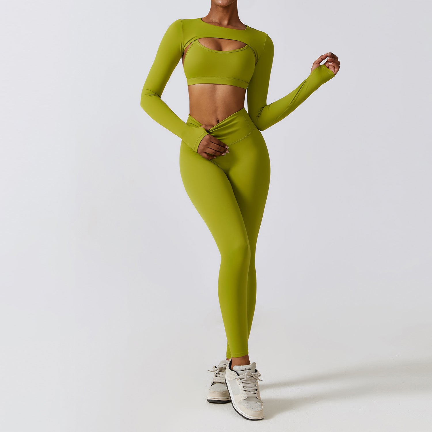 Skinny Yoga Clothes Nude Feel Quick-drying Sports Suit - globaltradeleader