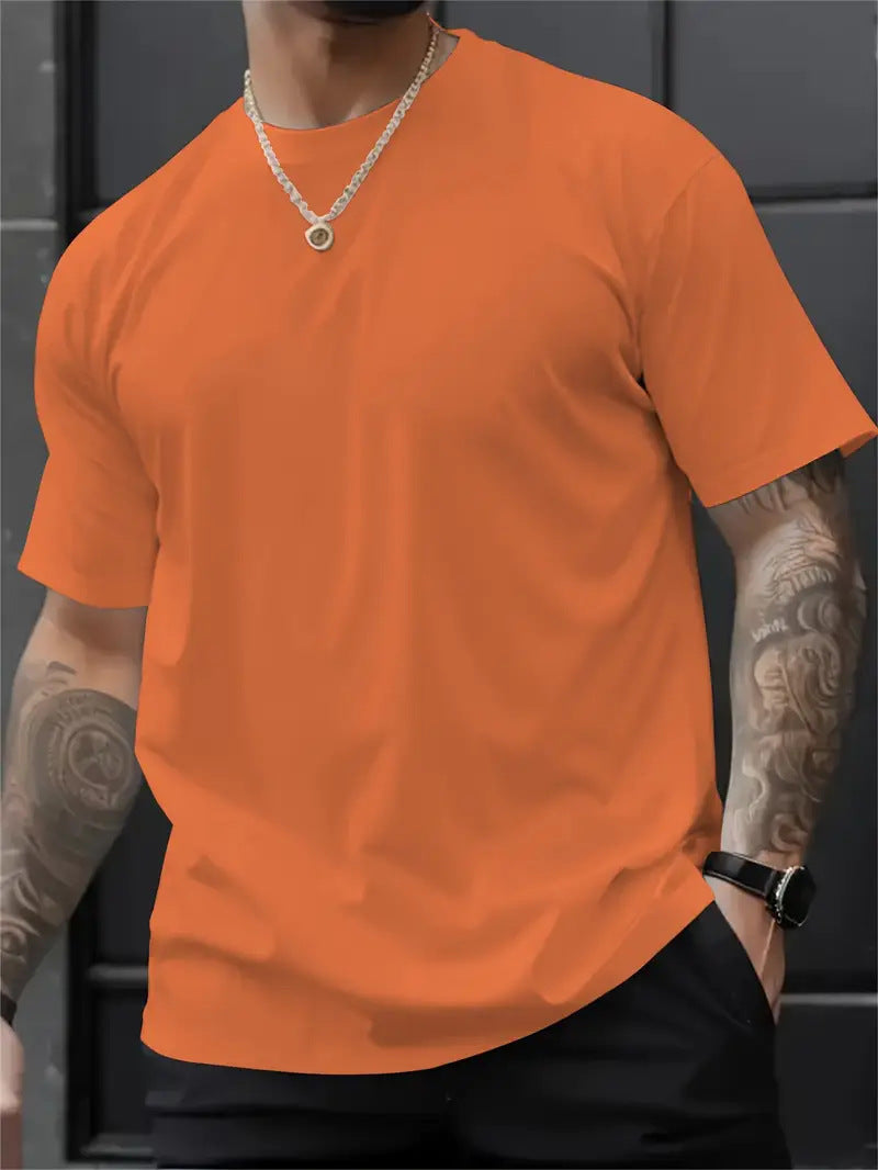 3D Digital Printing Printed Loose Short Sleeve Round Neck T-shirt - globaltradeleader