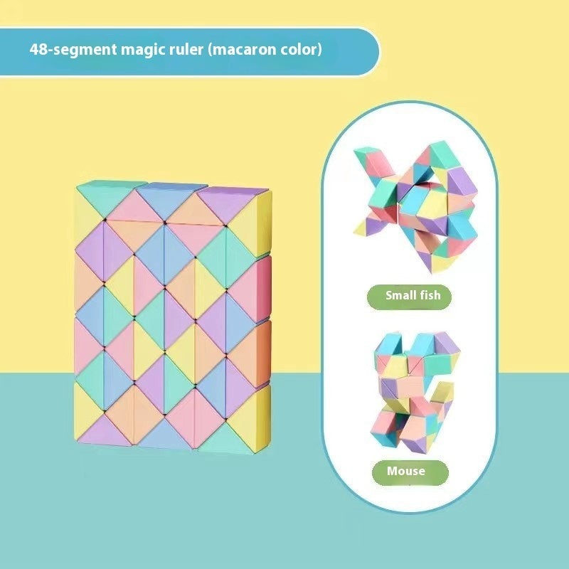 Glass Rubik's Snake Full Set Detachable Toys - globaltradeleader