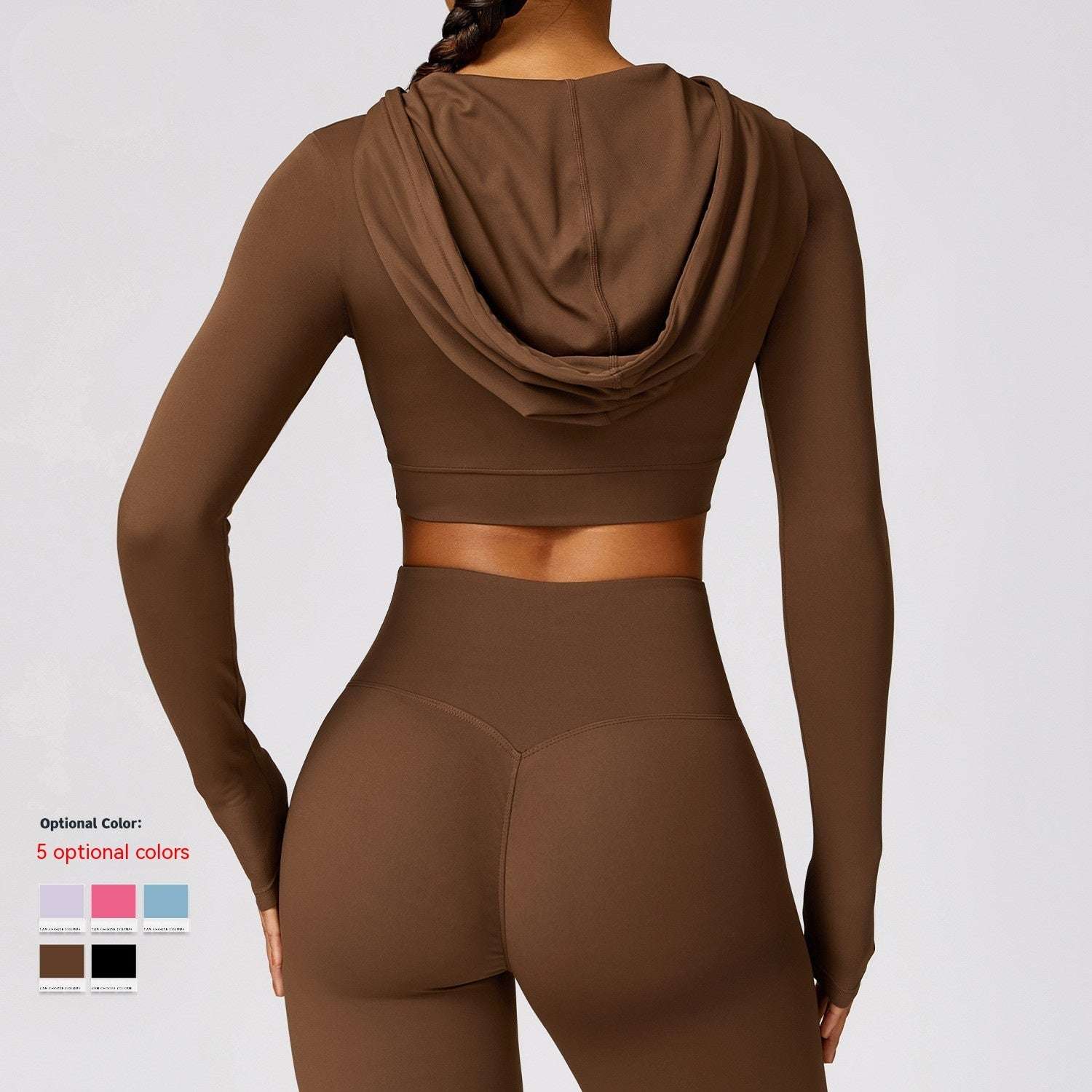 Outdoor Running Exercise T-shirt Hooded Workout Clothes Top - globaltradeleader