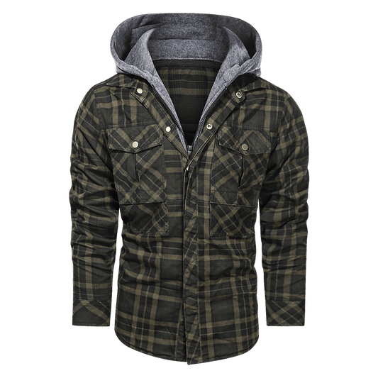 Men Warm Jacket Fleece Thick Autumn Winter Detachable Hoodies Jackets Men Slim Fit Men Clothing