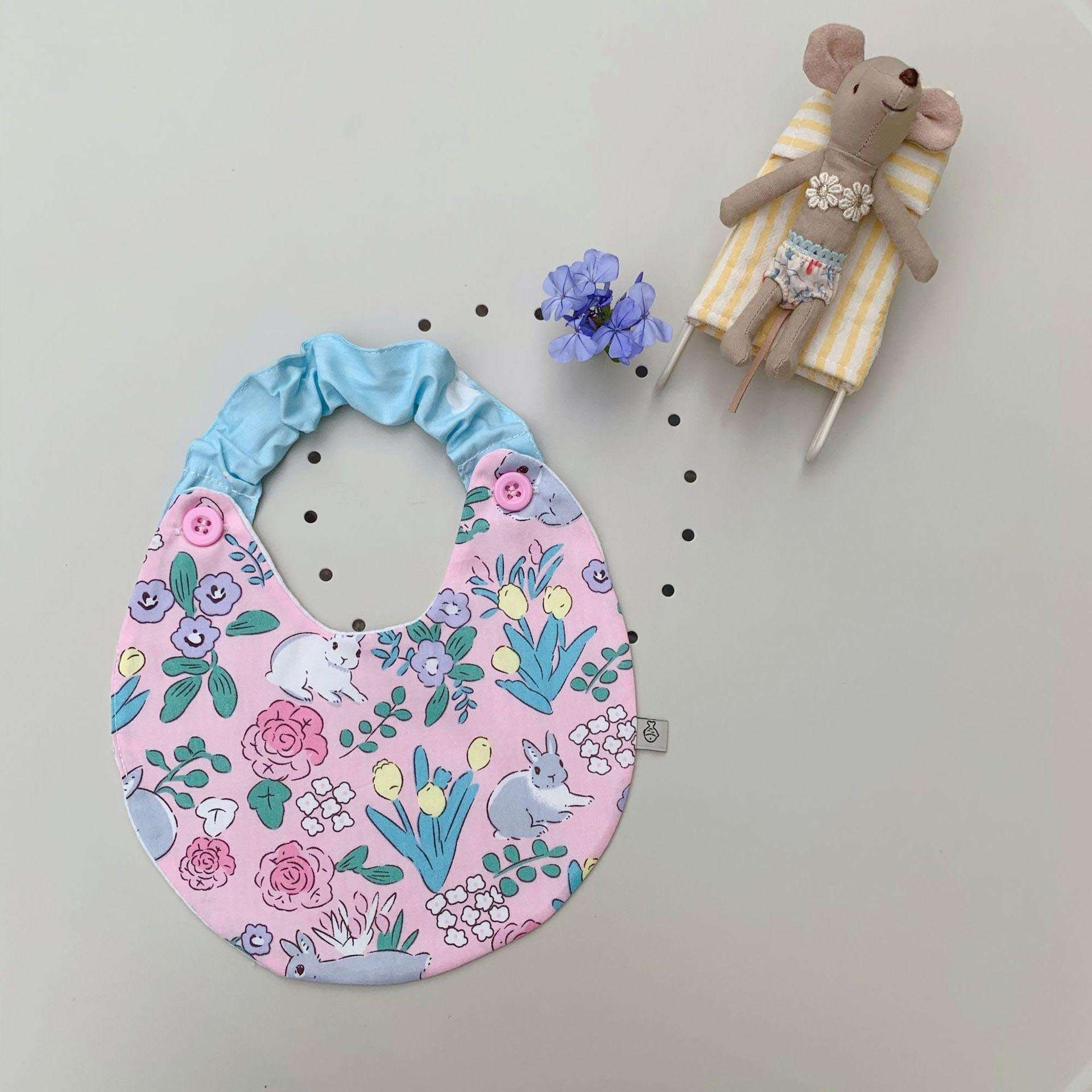 Removable Saliva Towel With Elastic Band For Newborn