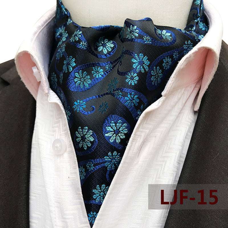 Men's Scarf Jacquard Polyester British - globaltradeleader