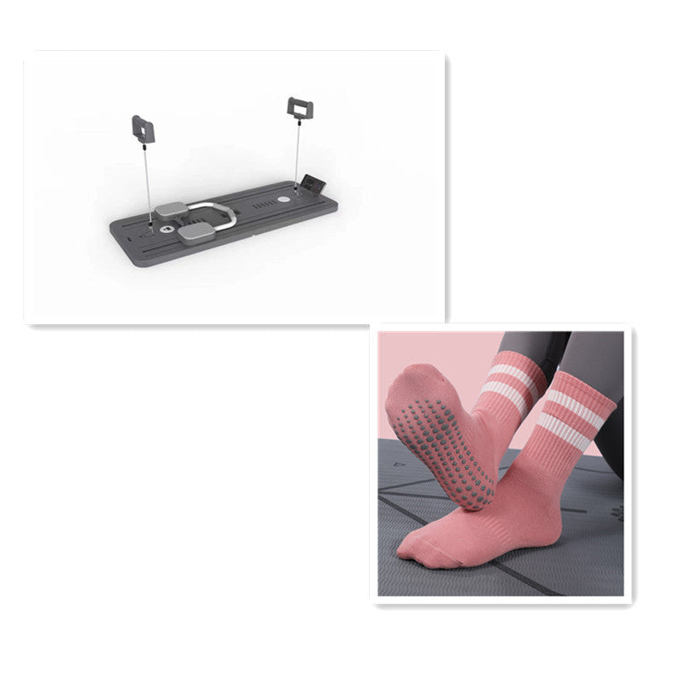 Multifunctional Fitness Board Flat Support Chest And Abdominal Muscle Equipment Household Abdominal Wheel - globaltradeleader