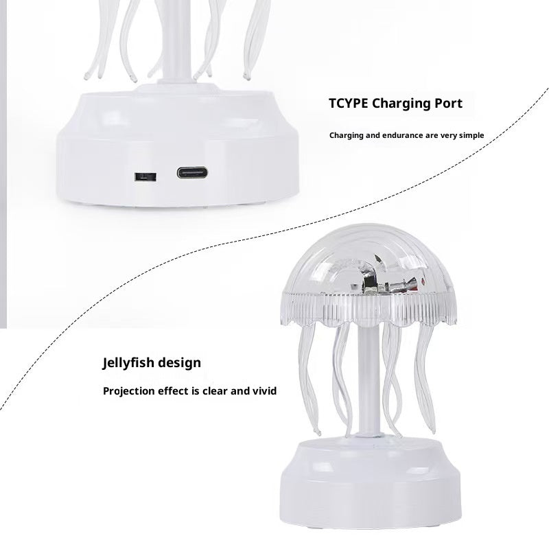 Jellyfish Atmosphere Night Light Colorful Creative Mood Light - globaltradeleader